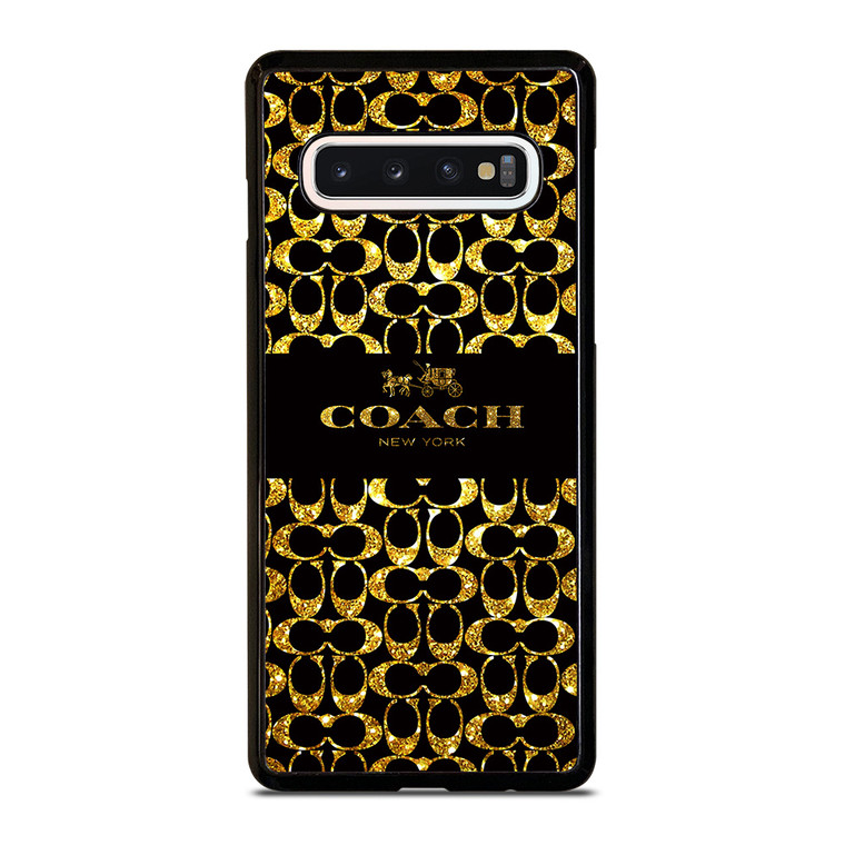 COACH NEW YORK GOLDEN Samsung Galaxy S10 Case