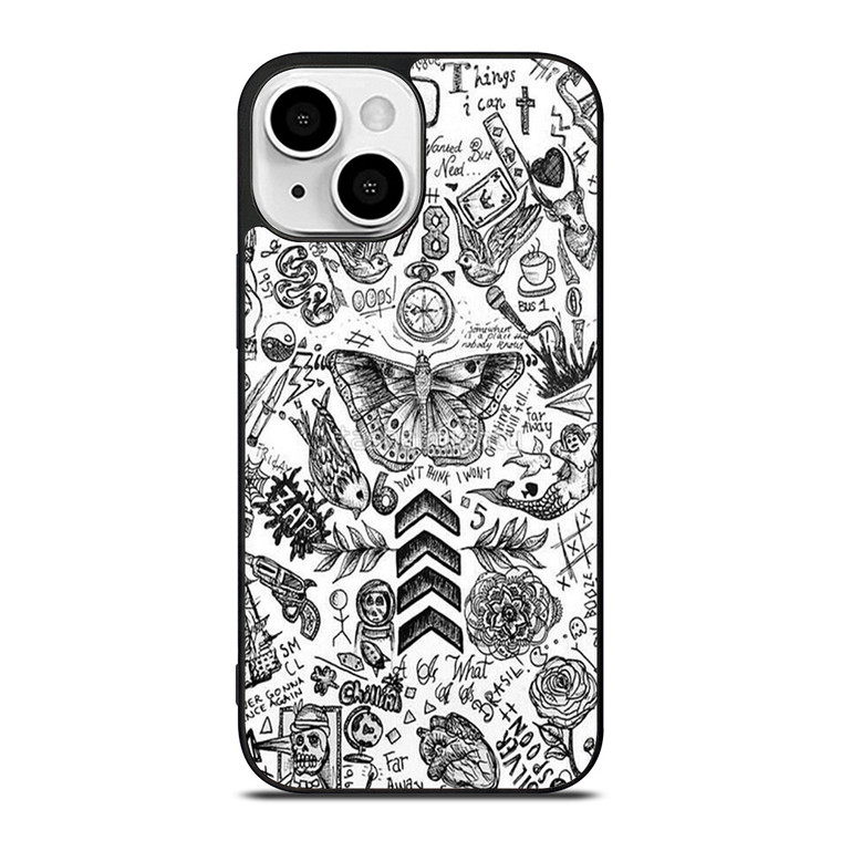 ONE DIRECTION TATTOOS iPhone 13 Mini Case