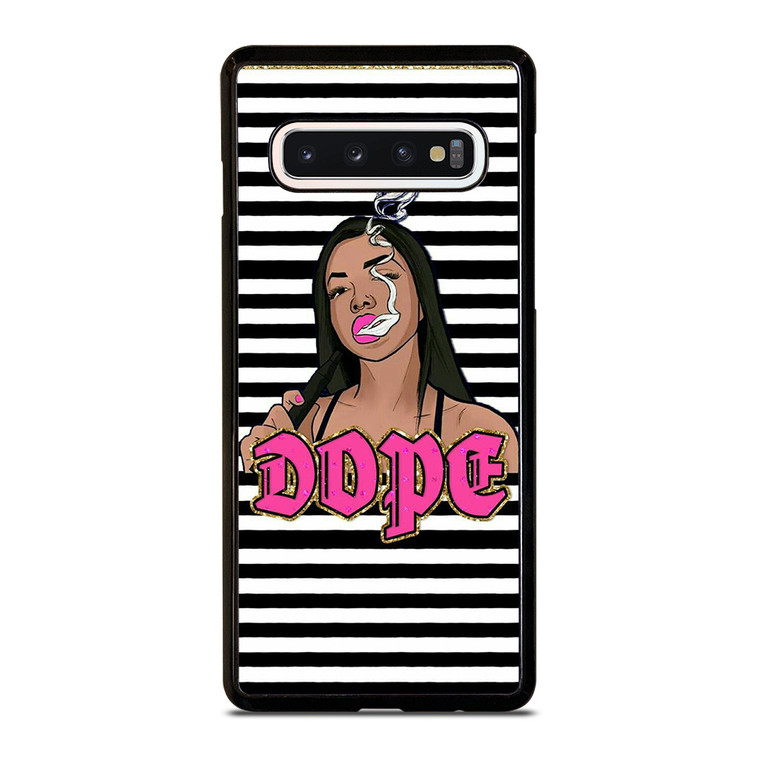 DOPE CIGAR GIRL STRIPE Samsung Galaxy S10 Case