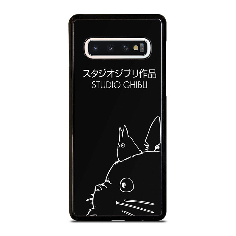 GHIBI STUDIO TOTORU SIMPLE BLACK Samsung Galaxy S10 Case