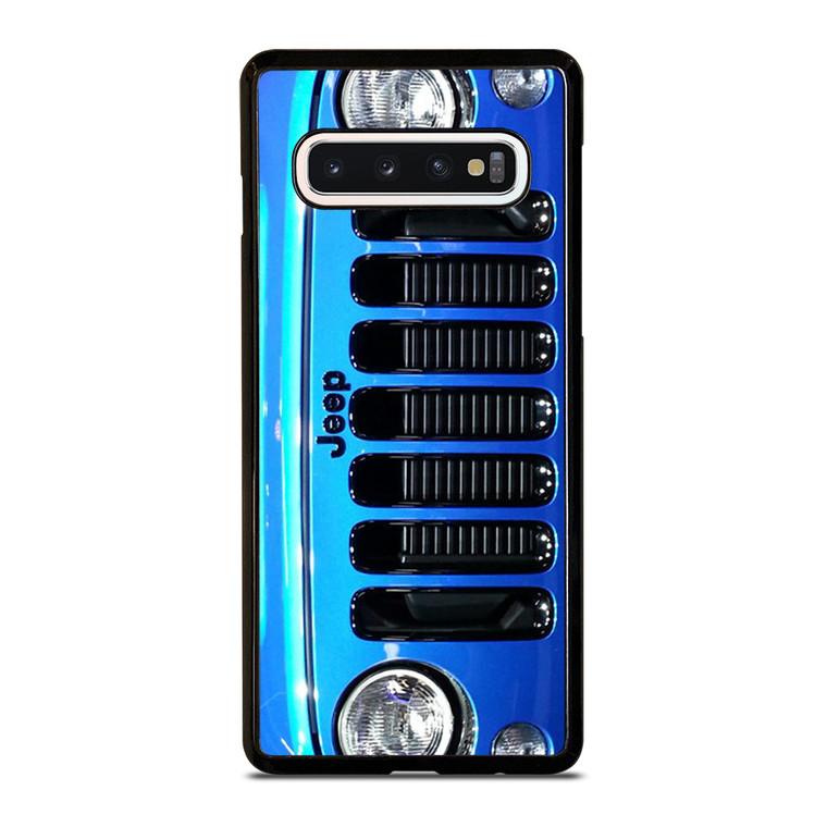 JEEP WRANGLER POLAR FRONT BLUE Samsung Galaxy S10 Case