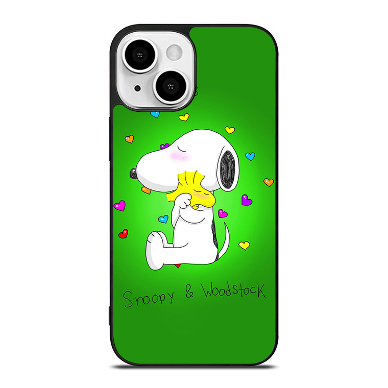 PEANUTS SNOOPY AND WOODSTOCK iPhone 13 Mini Case PEANUTS SNOOPY AND WOODSTOCK iPhone 13 Mini Case