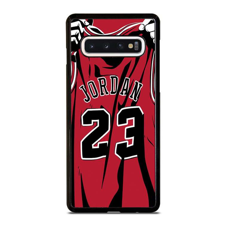 MICHAEL JORDAN 23 JERSEY ART Samsung Galaxy S10 Case