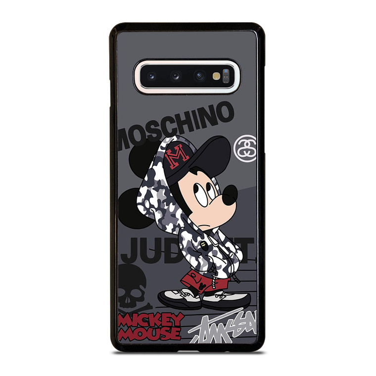 MICKEY MOUSE CAMO X MOSCHINO X STUSSY Samsung Galaxy S10 Case