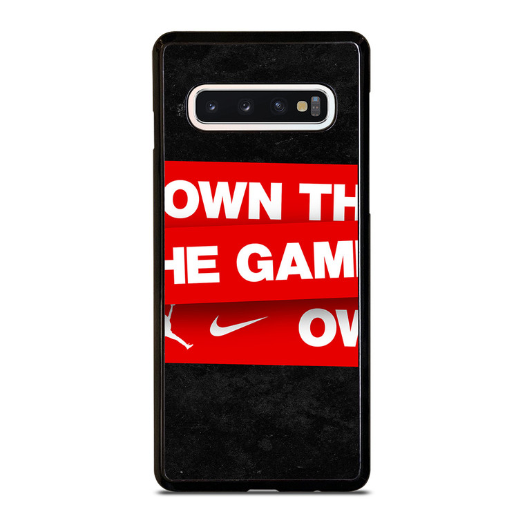 NIKE AIR JORDAN OWN THE GAME Samsung Galaxy S10 Case