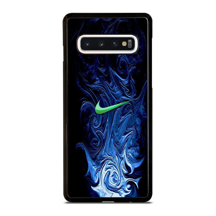 NIKE LOGO BLUE LIQUID Samsung Galaxy S10 Case