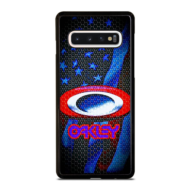 OAKLEY LOGO AMERICAN FLAG Samsung Galaxy S10 Case