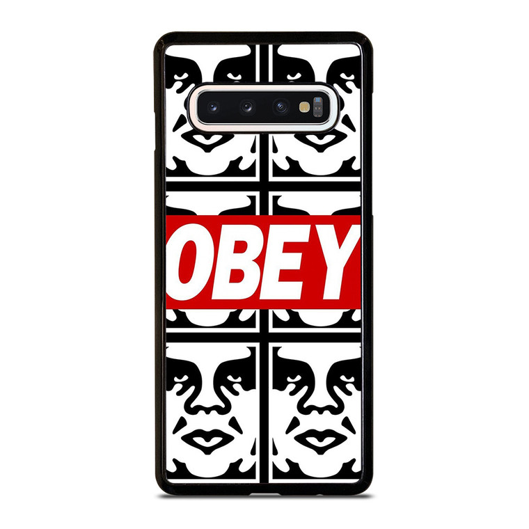 OBEY LOGO COLLAGE Samsung Galaxy S10 Case