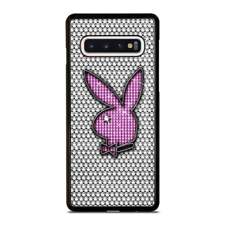 PLAY BOY BUNNY LOGO SPARKLE Samsung Galaxy S10 Case