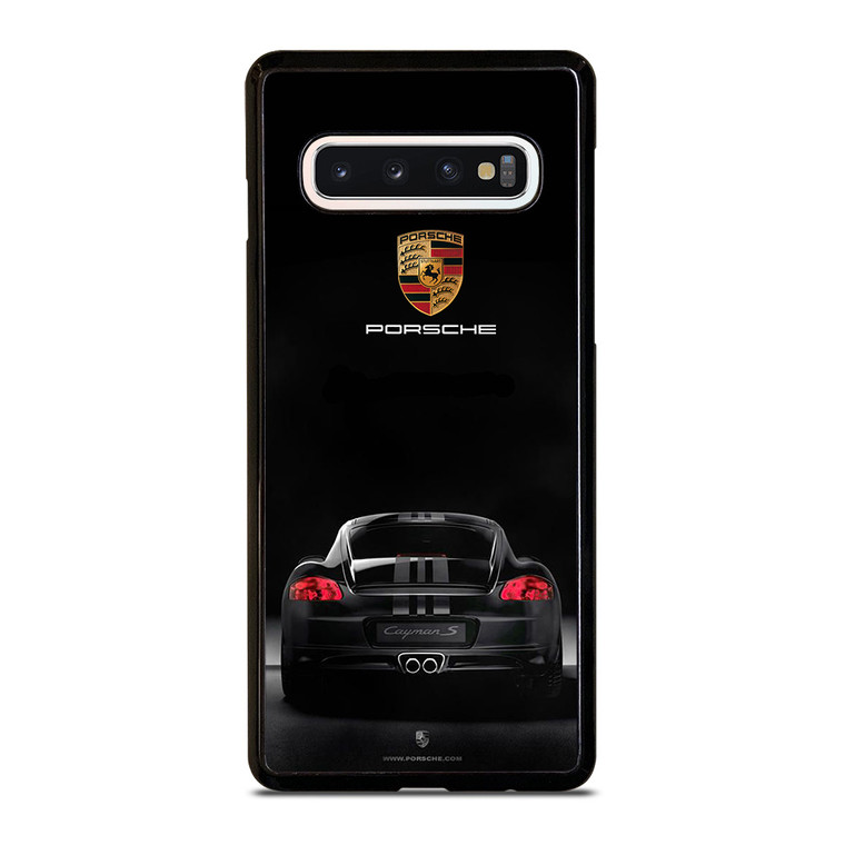 PORSCHE CAYMAN S BLACK Samsung Galaxy S10 Case