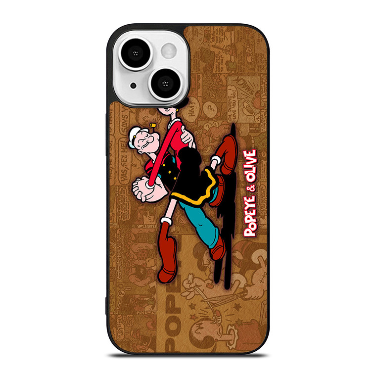 POPEYE AND OLIVE DANCE iPhone 13 Mini Case POPEYE AND OLIVE DANCE iPhone 13 Mini Case