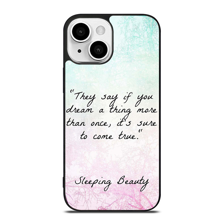 PRINCESS AURORA QUOTES iPhone 13 Mini Case PRINCESS AURORA QUOTES iPhone 13 Mini Case