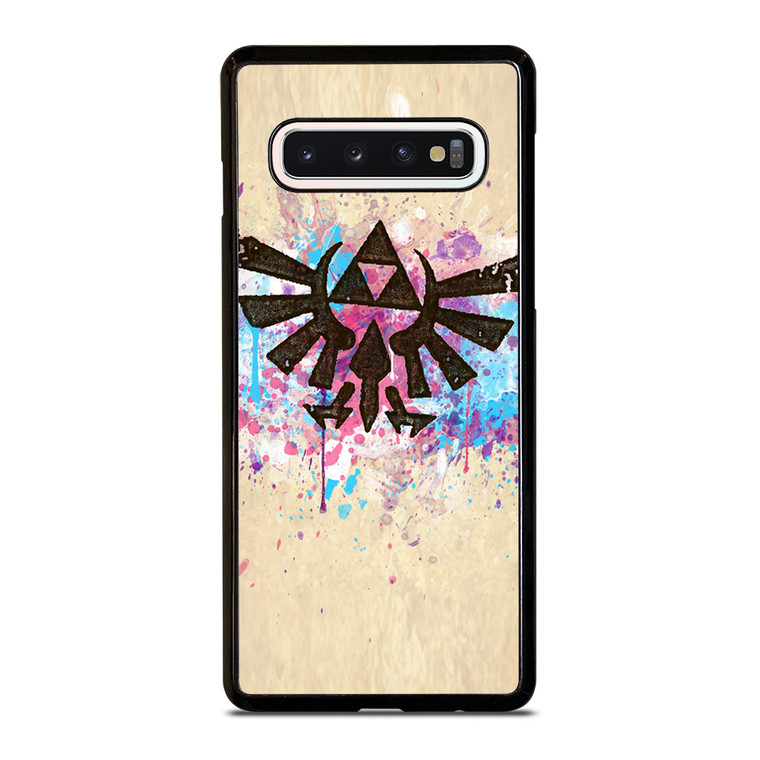 TRIFORCE SPLASH EMBLEM ART Samsung Galaxy S10 Case