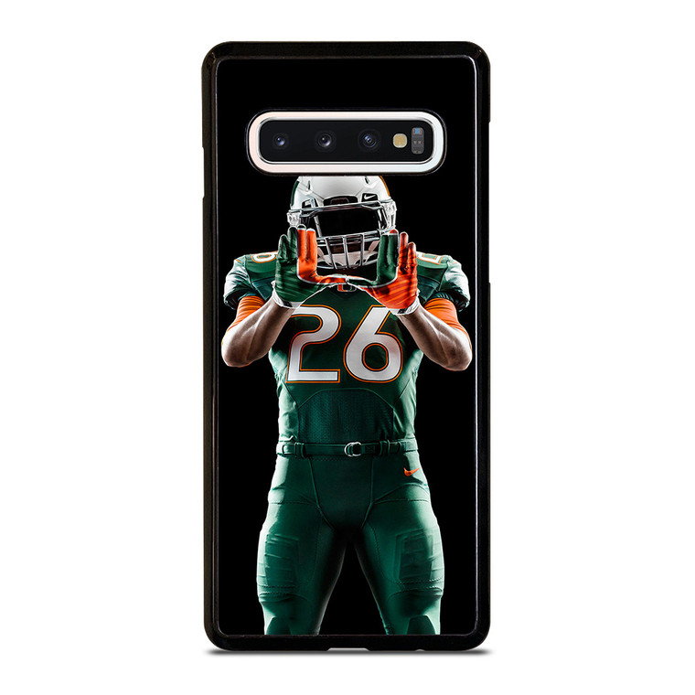 UM MIAMI HURRICANES FOOTBALL Samsung Galaxy S10 Case