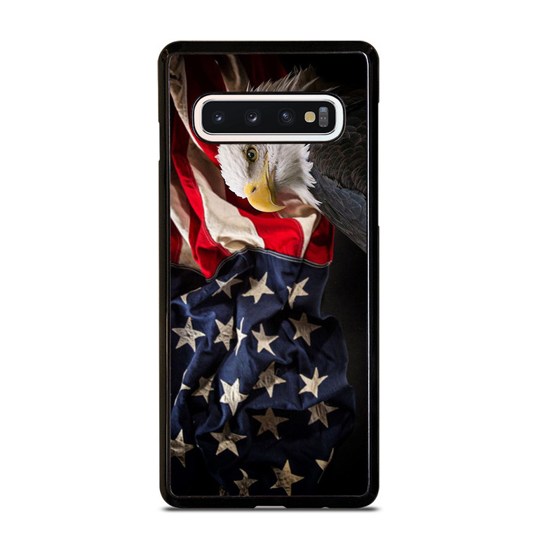 USA PATRIOTIC EAGLE FLAG 2 Samsung Galaxy S10 Case