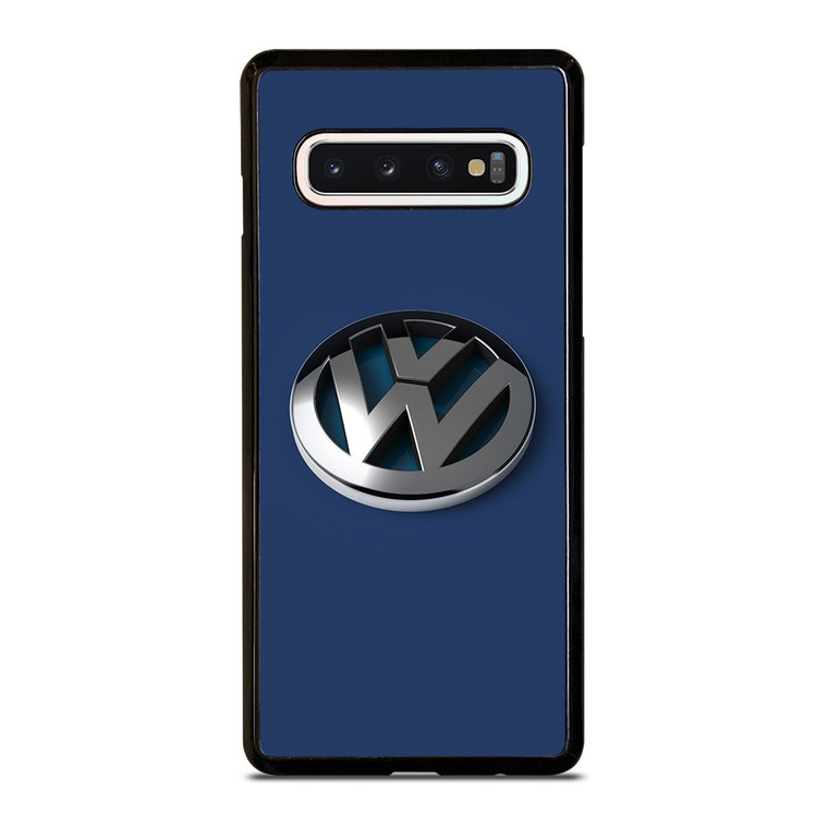 VW VOLKSWAGEN GLOSSY LOGO EMBLEM Samsung Galaxy S10 Case
