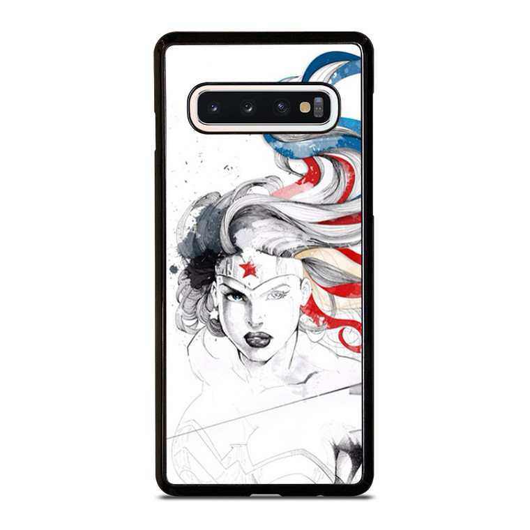 WONDER WOMAN SKETCH Samsung Galaxy S10 Case