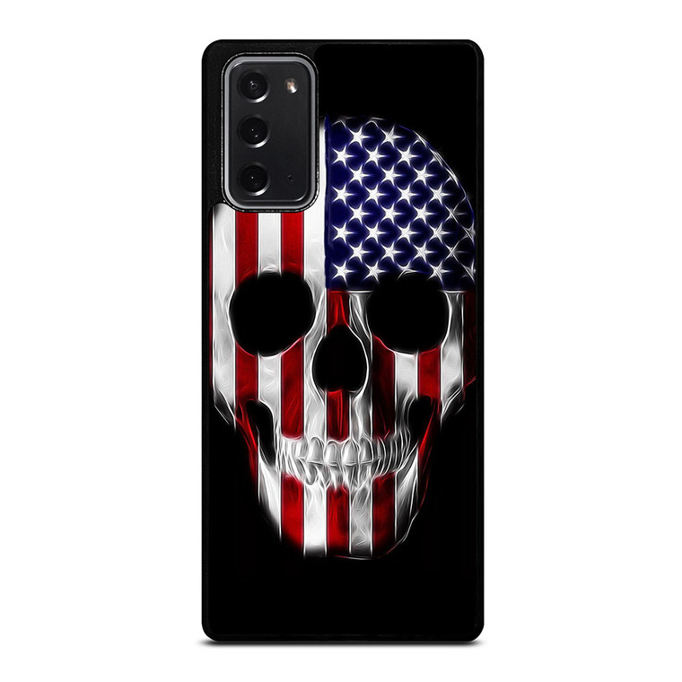 AMERICAN FLAG SKULL METAL Samsung Galaxy Note 20 Case