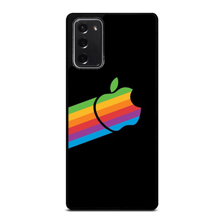APPLE RETRO DESIGN BLACK Samsung Galaxy Note 20 Case
