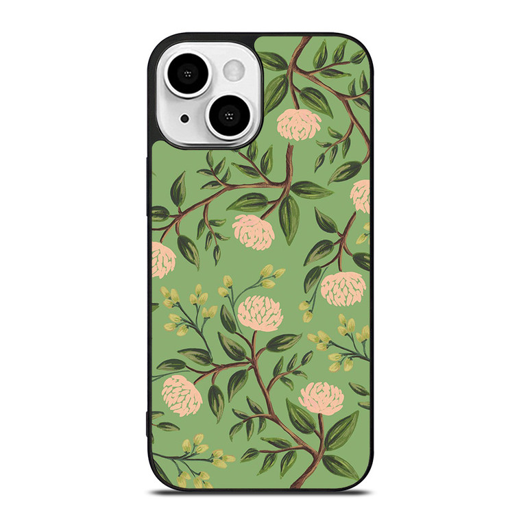 RIFLE PAPER EMERALD PEONIES iPhone 13 Mini Case