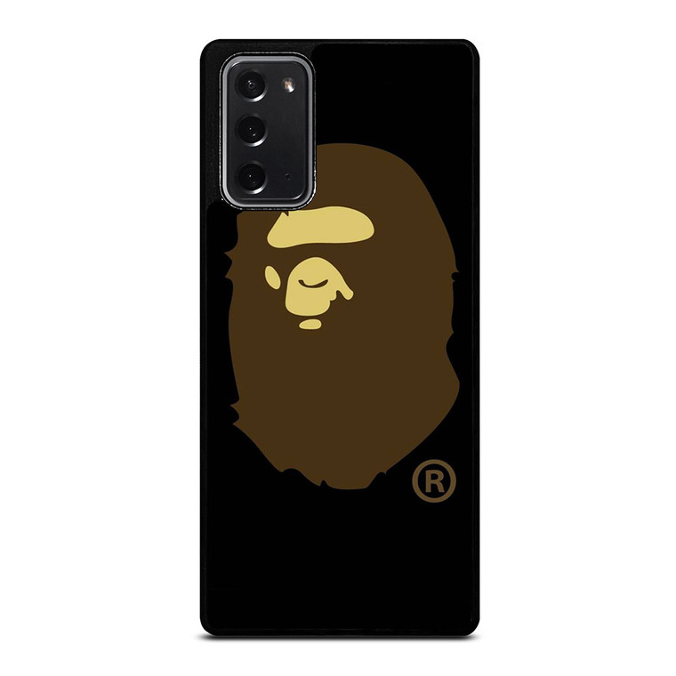 BAPE LOGO BROWN Samsung Galaxy Note 20 Case