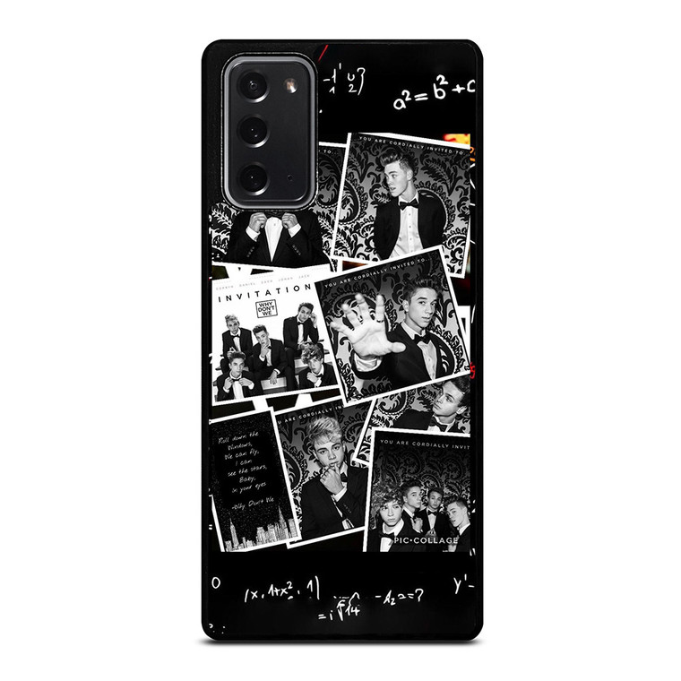 BLACK WHITE WHY DON'T WE Samsung Galaxy Note 20 Case