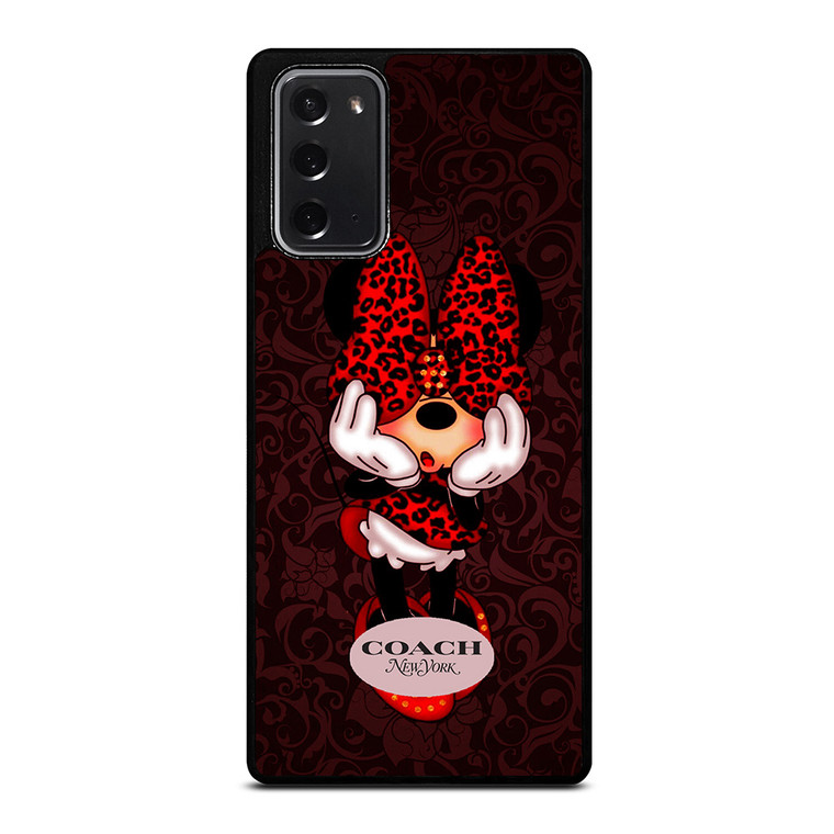 COACH MINNIE MOUSE NEW YORK Samsung Galaxy Note 20 Case