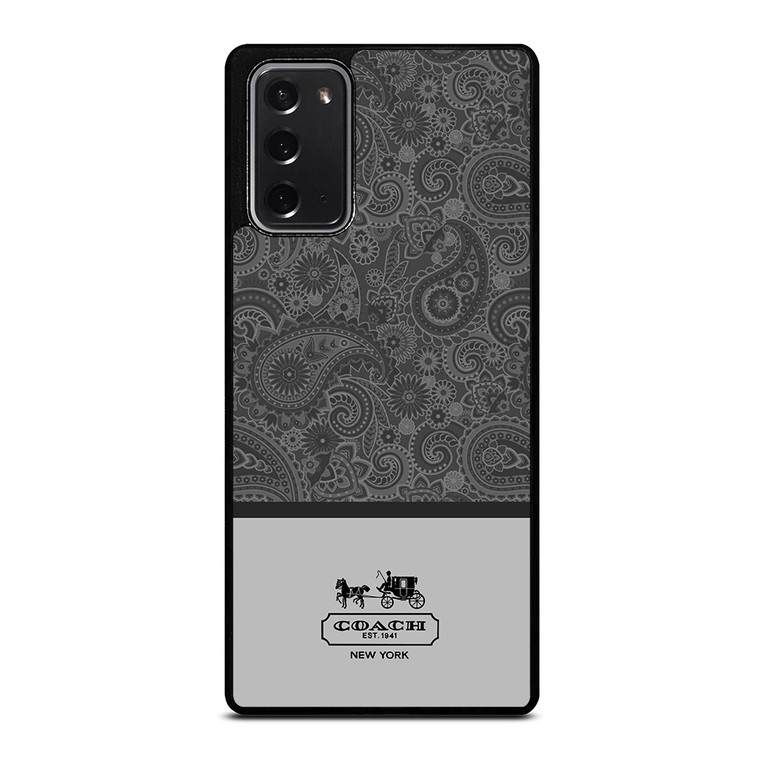 COACH NEW YORK GREY BATIK Samsung Galaxy Note 20 Case