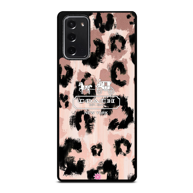 COACH NEW YORK LEOPARD SKIN Samsung Galaxy Note 20 Case