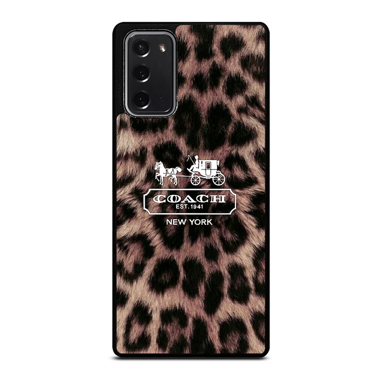 COACH NEW YORK LEOPARD Samsung Galaxy Note 20 Case
