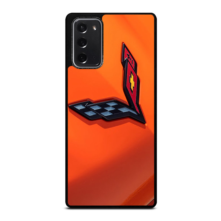 CORVETTE ORANGE LOGO Samsung Galaxy Note 20 Case