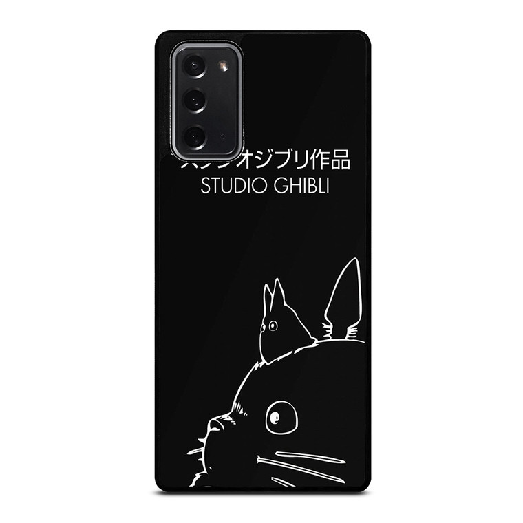 GHIBI STUDIO TOTORU SIMPLE BLACK Samsung Galaxy Note 20 Case