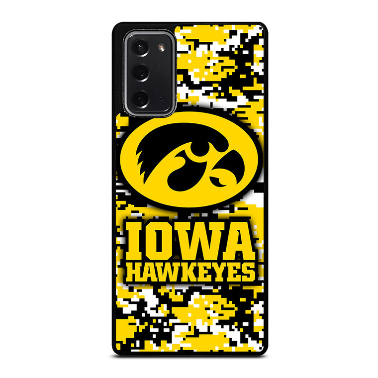 IOWA HAWKEYES CAMO Samsung Galaxy Note 20 Case