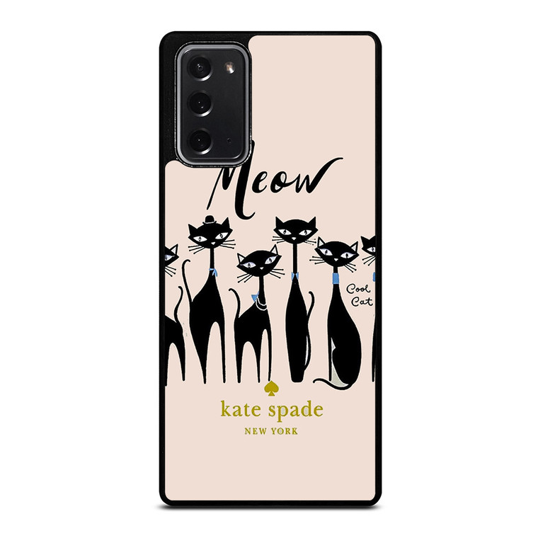 KATE SPADE MEOW CAT Samsung Galaxy Note 20 Case