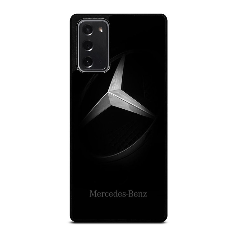 MERCEDES BENZ SIMPLE ELEGANT LOGO BLACK Samsung Galaxy Note 20 Case