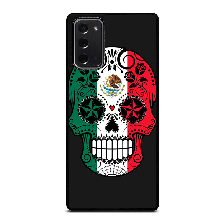 MEXICO SKULL SKELETON FLAG Samsung Galaxy Note 20 Case