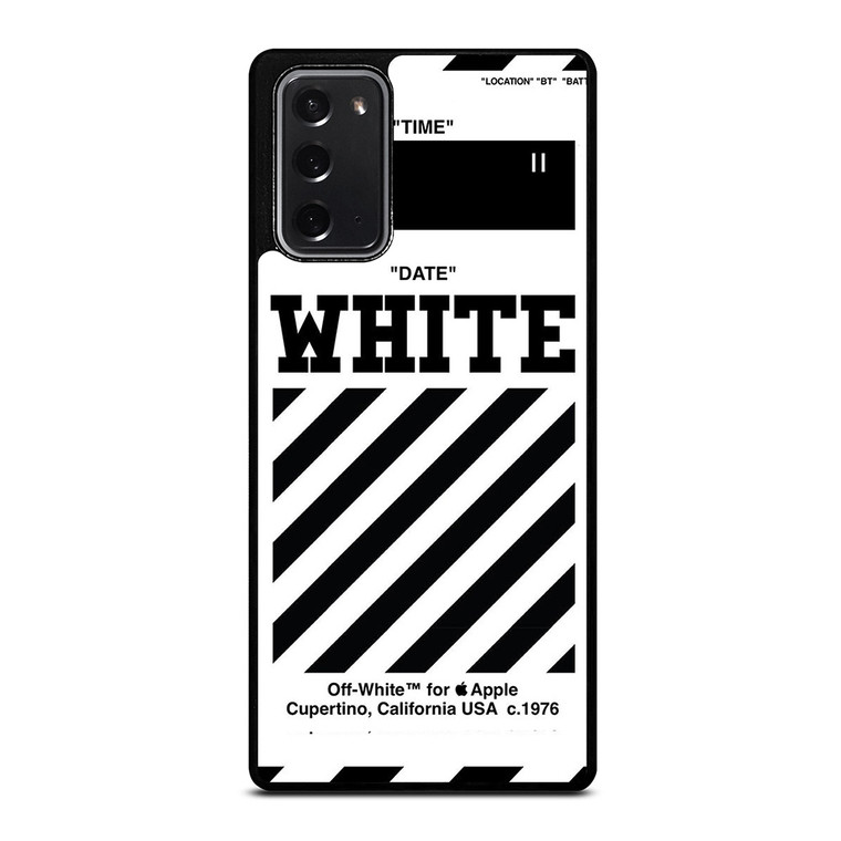 OFF WHITE DATE TIME Samsung Galaxy Note 20 Case