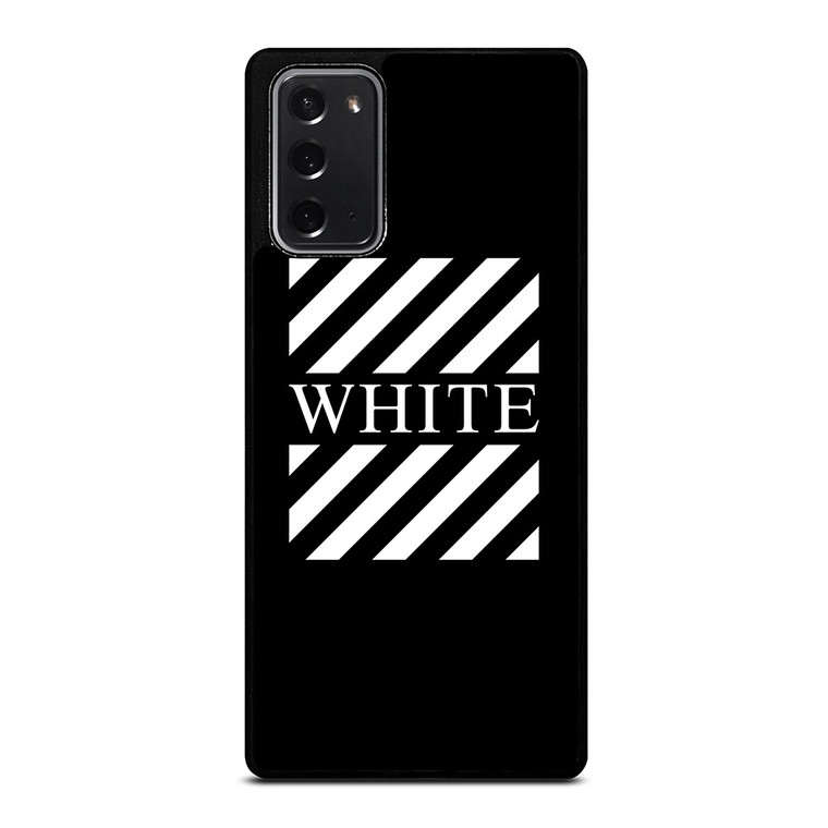 OFF WHITE LOGO CENTER STRIPE Samsung Galaxy Note 20 Case