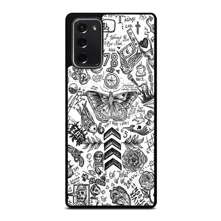 ONE DIRECTION TATTOOS Samsung Galaxy Note 20 Case