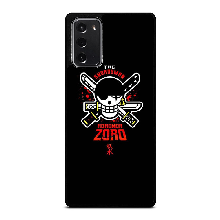 ONE PIECE RORONOR ZORO MASKOT Samsung Galaxy Note 20 Case