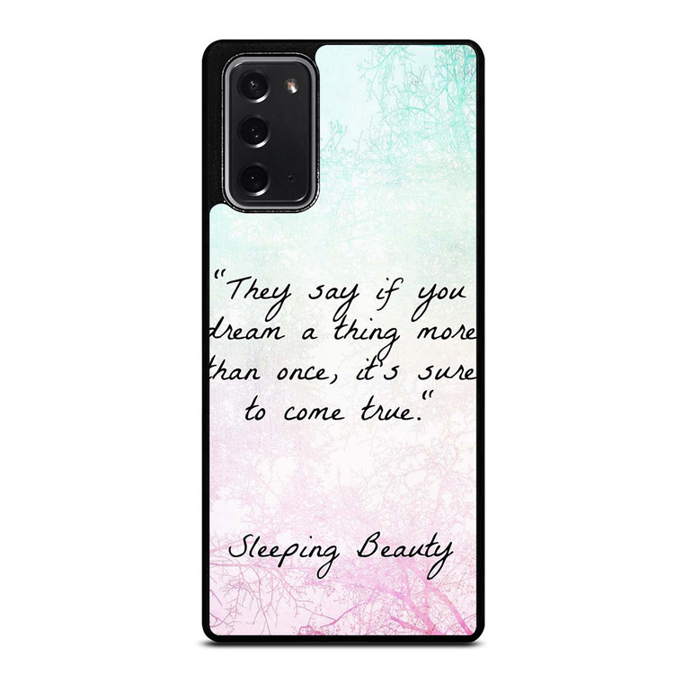 PRINCESS AURORA QUOTES Samsung Galaxy Note 20 Case