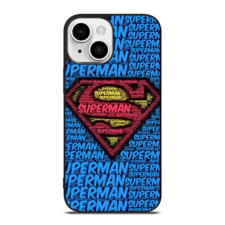 SUPERMAN LOGO ART iPhone 13 Mini Case SUPERMAN LOGO ART iPhone 13 Mini Case