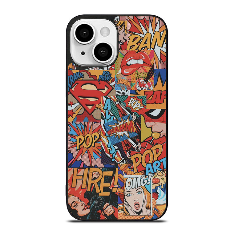 SUPERMAN POP ART COMIC iPhone 13 Mini Case
