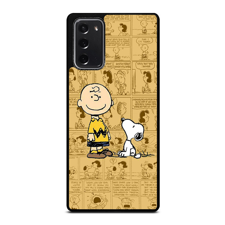 SNOOPY CHARLIE BROWN Samsung Galaxy Note 20 Case