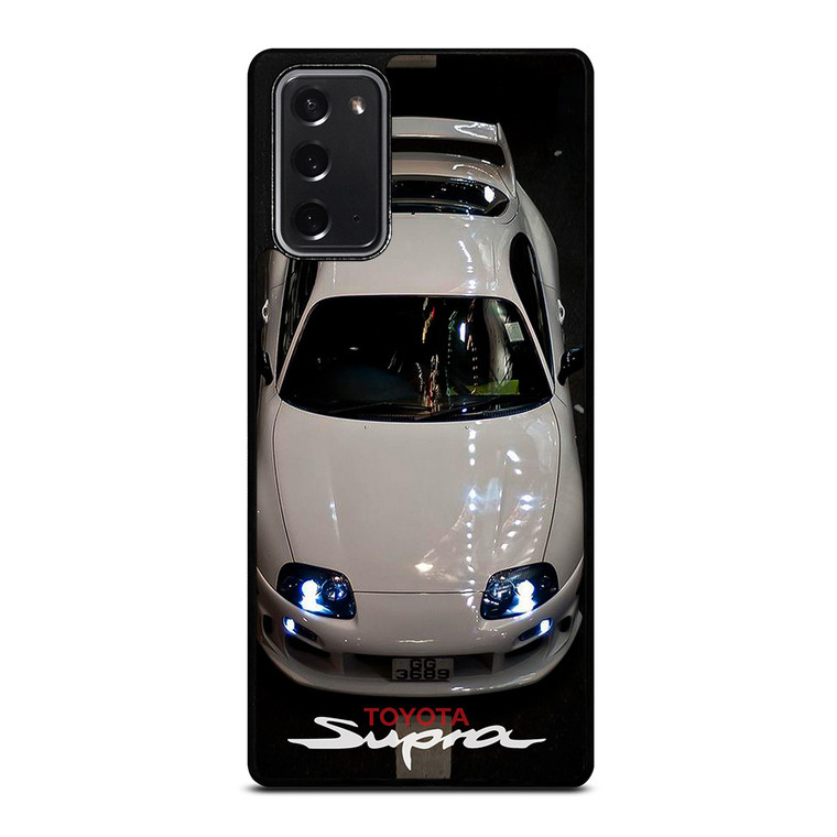 TOYOTA SUPRA WHITE CAR Samsung Galaxy Note 20 Case TOYOTA SUPRA WHITE CAR Samsung Galaxy Note 20 Case