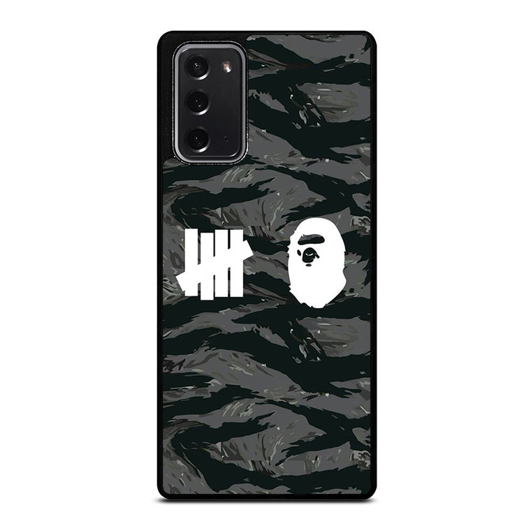 UNDEFEATED BAPE LOGO CAMO Samsung Galaxy Note 20 Case UNDEFEATED BAPE LOGO CAMO Samsung Galaxy Note 20 Case