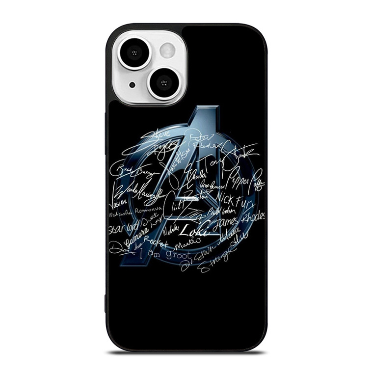 THE AVENGERS SIGNATURE iPhone 13 Mini Case THE AVENGERS SIGNATURE iPhone 13 Mini Case