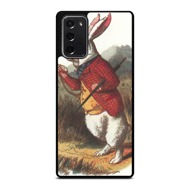 WHITE RABBIT ALICE IN WONDERLAND Disney Samsung Galaxy Note 20 Case