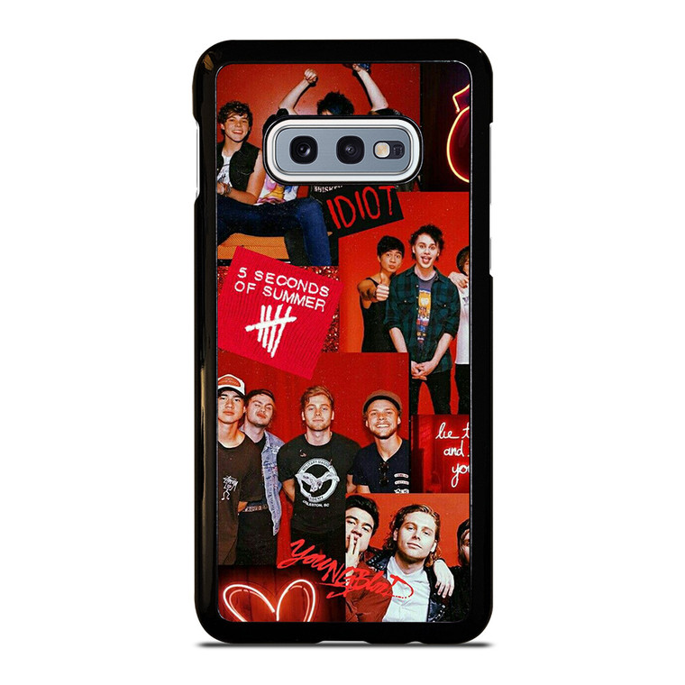 5 SECONDS OF SUMMER RED COLLAGE Samsung Galaxy S10 Case