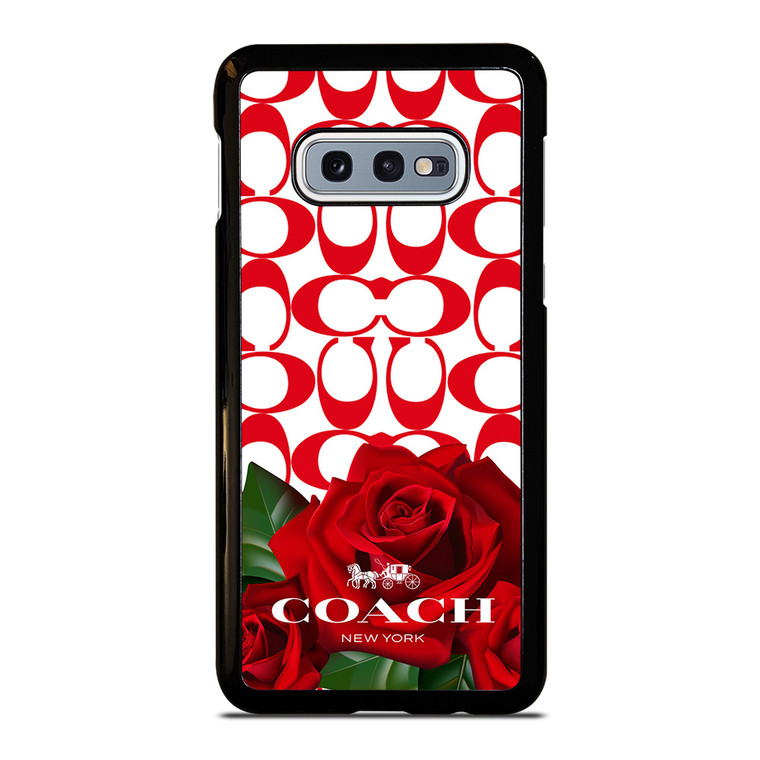 COACH NEW YORK FLOWER 4 Samsung Galaxy S10 Case